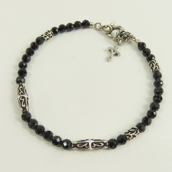 実際に弊社で買取させて頂いたBloody Mary/ブラッディマリー ARKADIA Ritual リチュアル ブラックスピネル ブレスレット