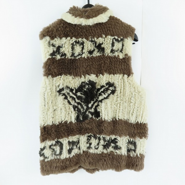 実際に弊社で買取させて頂いた417 EDIFICE/エディフィス ラビットファーベスト/Lの画像 1枚目