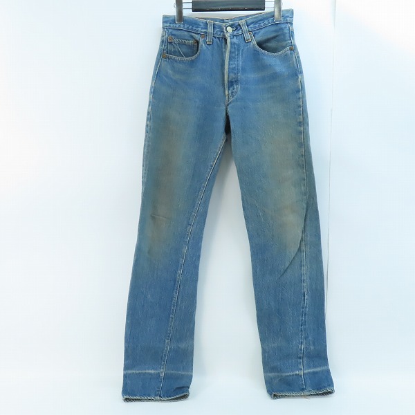 実際に弊社で買取させて頂いたLEVI'S/リーバイス ヴィンテージ 501 66前期 ボタン裏刻印6 スモールe ボタンフライ デニムパンツ/W30L38