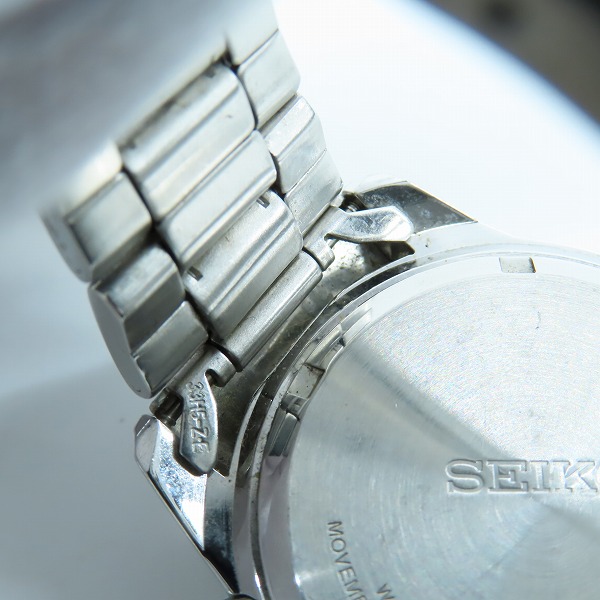 実際に弊社で買取させて頂いたSEIKO/セイコー クロノグラフ 腕時計/ウォッチ 黒文字盤/7T92-0DW0【動作未確認】の画像 7枚目