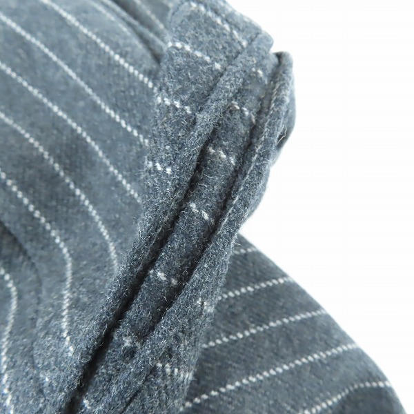 実際に弊社で買取させて頂いたHYDROGEN/ハイドロゲン ストライプ スカルラペルピン テーラードジャケット/46の画像 8枚目