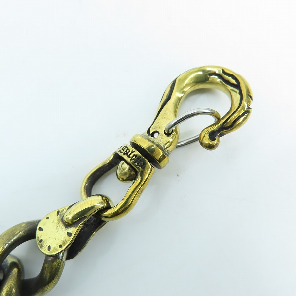 実際に弊社で買取させて頂いた(3)GANGSTERVILLE×Galcia/ギャングスタービル×ガルシア SWALLOW WALLET-CHAIN/スワロー ウォレットチェーン/真鍮/ブラスの画像 5枚目