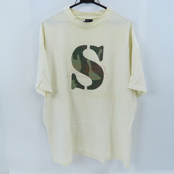 実際に弊社で買取させて頂いたSTUSSY/ステューシー 90s ヴィンテージ 紺タグ オールドステューシー 半袖シャツ XL