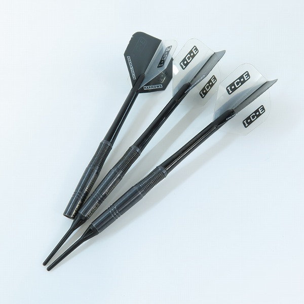 実際に弊社で買取させて頂いたHarrows/ハローズ BLACK ICE/ブラックアイス Snow/スノー ダーツバレルの画像 0枚目