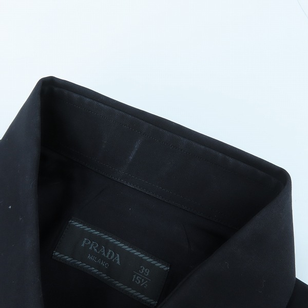 実際に弊社で買取させて頂いた【JPタグ】PRADA/プラダ 長袖ドレスシャツ/39の画像 6枚目