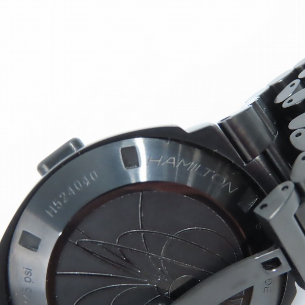 実際に弊社で買取させて頂いた【ギャラ付き】HAMILTON/ハミルトン パルサー復刻 アメリカン クラシック PSR デジタル クオーツ 腕時計 H52404130の画像 6枚目