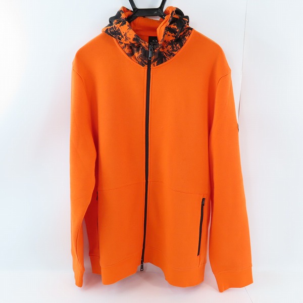 実際に弊社で買取させて頂いた【JPタグ】A/X ARMANI EXCHANGE/アルマーニ エクスチェンジ ジップアップパーカー 6HZMFT ZJ2TZ/XL