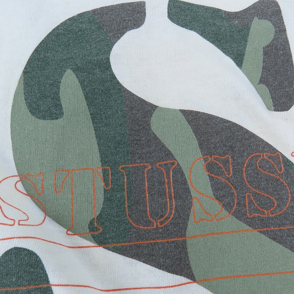 実際に弊社で買取させて頂いたSTUSSY/ステューシー 90s ヴィンテージ 紺タグ オールドステューシー 半袖シャツ XLの画像 6枚目