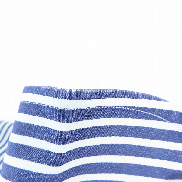 実際に弊社で買取させて頂いたORIAN per/オリアン EDIFICE  ストライプシャツ/38の画像 5枚目