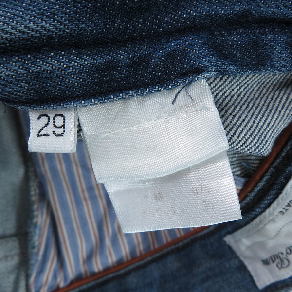 実際に弊社で買取させて頂いたLoro Piana/ロロピアーナ イタリア製 ストレートデニムパンツ /29の画像 4枚目