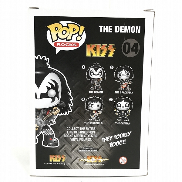 実際に弊社で買取させて頂いたFUNKO/ファンコ POP ROCKS 04 KISS/キッスTHE DEMON ジーン・シモンズ フィギュアの画像 8枚目