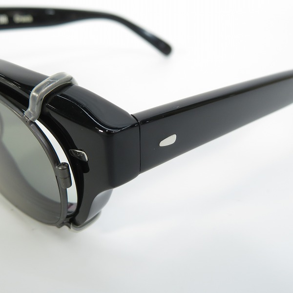 実際に弊社で買取させて頂いたEFFECTOR/エフェクター crunch/クランチ 眼鏡/メガネフレーム 偏光クリップオンサングラス付の画像 9枚目