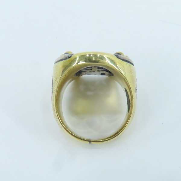 実際に弊社で買取させて頂いたGangsterville×galcia/ギャングスタービル×ガルシア Horse Shoe Trademark Ring/ホースシューリング/14号の画像 5枚目