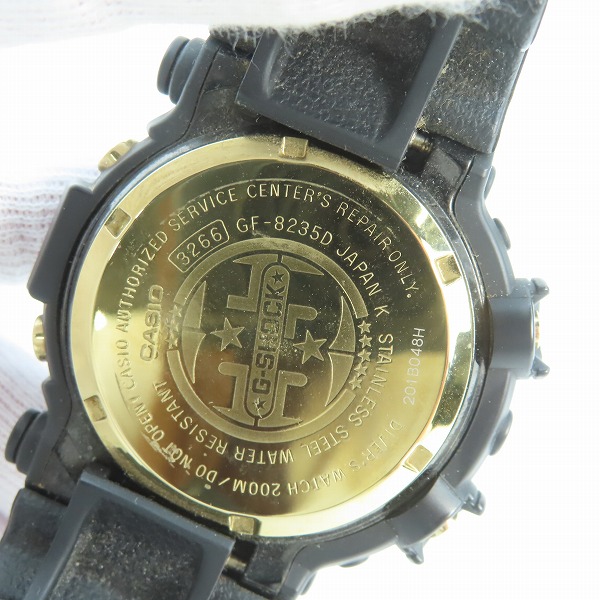 実際に弊社で買取させて頂いたG-SHOCK/Gショック 35周年 FROGMAN/フロッグマン タフソーラー GF-8235D-1BJRの画像 4枚目