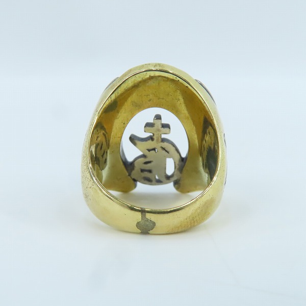 実際に弊社で買取させて頂いたGangsterville×galcia/ギャングスタービル×ガルシア Horse Shoe Trademark Ring/ホースシューリング/14号の画像 3枚目
