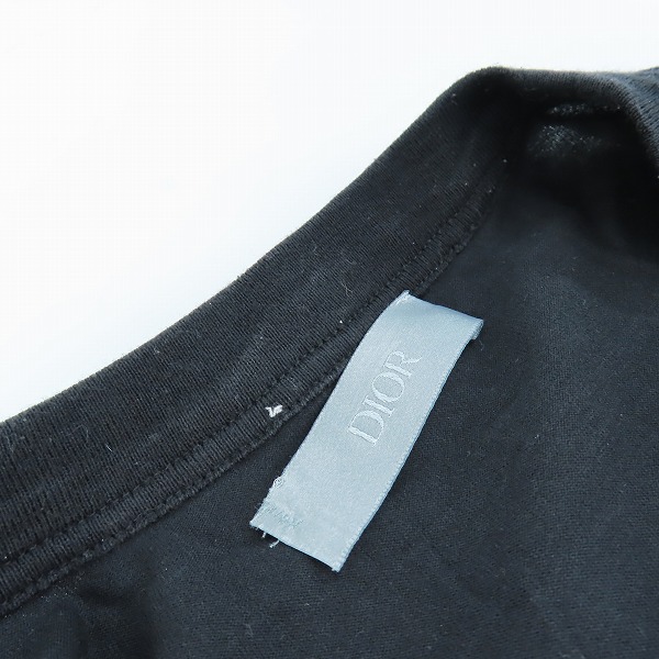実際に弊社で買取させて頂いた【JPタグ】DIOR/ディオール 21SS ATELIER ロゴプリント 半袖 Tシャツ 043J615A0589/XSの画像 5枚目