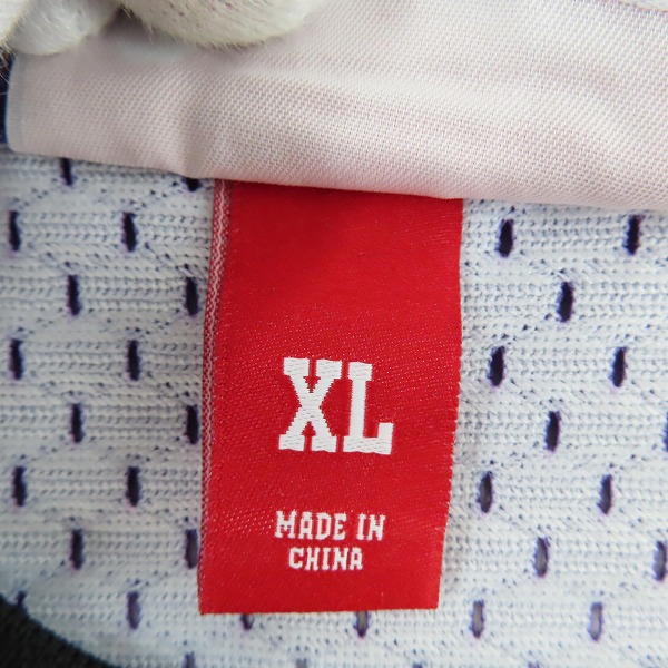 実際に弊社で買取させて頂いたMitchell＆Ness/ミッチェルアンドネス NBA BAPE/ベイプ トロント ラプターズ #93 ユニフォーム/XLの画像 5枚目