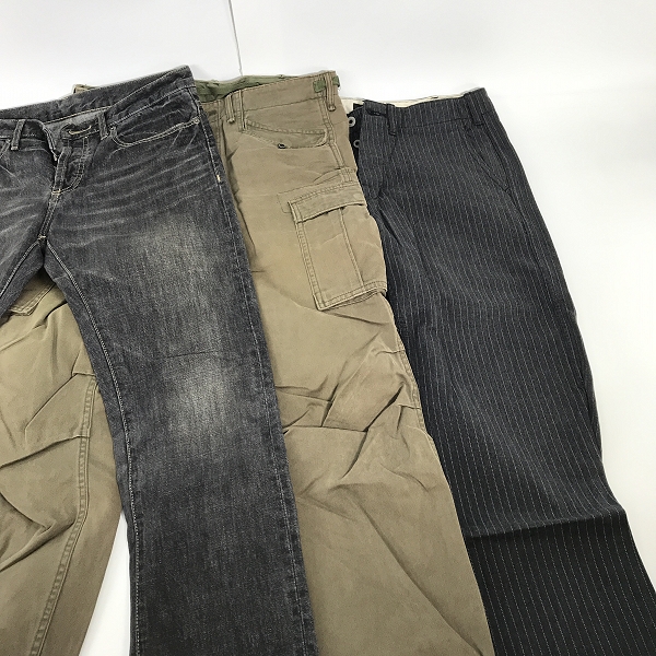 実際に弊社で買取させて頂いた【おまとめ】417 EDIFICE/フォーワンセブンエディフィス  beams/ビームス 他 デニムパンツ/カーゴパンツ 等の画像 1枚目