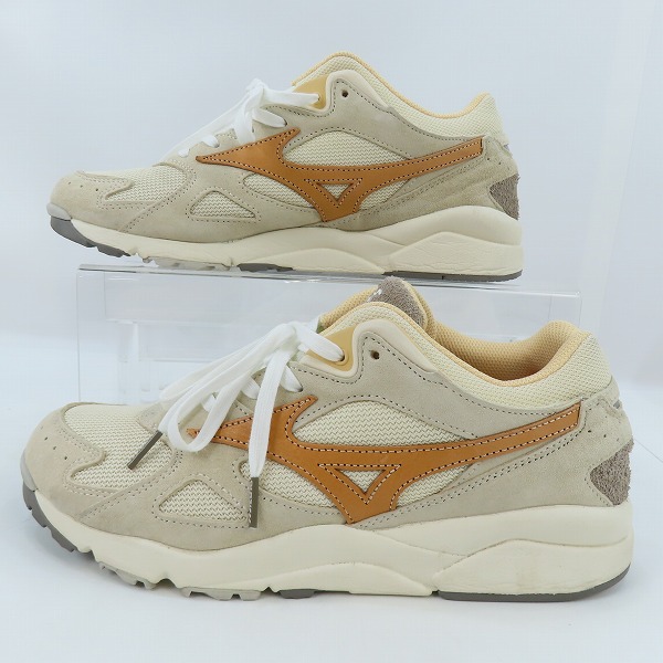 実際に弊社で買取させて頂いたMIZUNO×IL BISONTE/ミズノ×イルビゾンテ SKY MEDAL/スカイメダル スニーカー D1GG240201/28の画像 3枚目