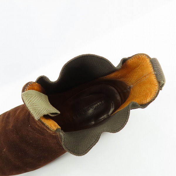 実際に弊社で買取させて頂いたEDWARD GREEN/エドワードグリーン スエード サイドゴアブーツ 51524 8.5の画像 4枚目