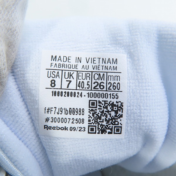 実際に弊社で買取させて頂いたReebok/リーボック CLUB C 85/クラブシー 85 100000155/26の画像 5枚目