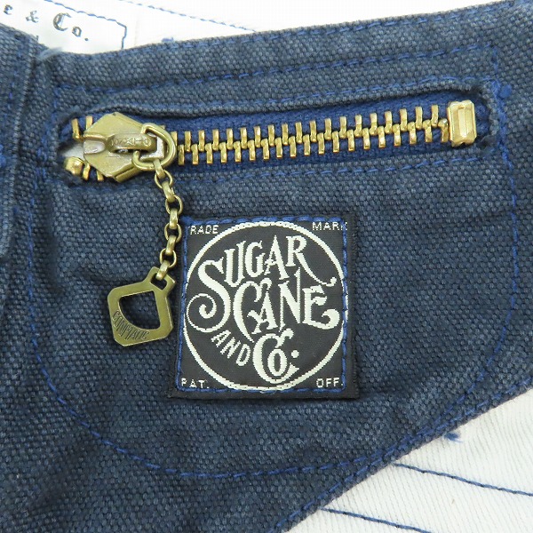 実際に弊社で買取させて頂いたSUGAR CANE/シュガーケーン  コットンキャンバス生地 ミリタリーショーツ/ハーフパンツ/SC51176N/A/28の画像 2枚目