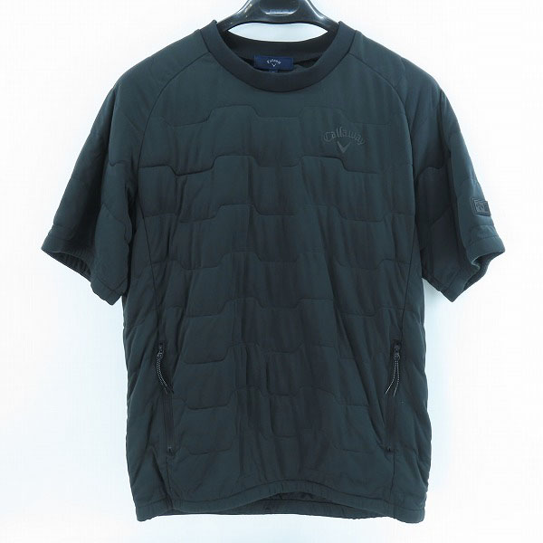 実際に弊社で買取させて頂いた【未使用】Callaway/キャロウェイ ゴルフウェア 中綿プルオーバージャケット ブラック C21216103/M