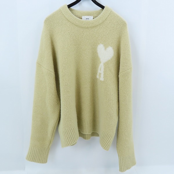 実際に弊社で買取させて頂いたAMI Alexandre Mattiussi/アミアレクサンドルマテュッシ  ハートロゴ クルーネックニット セーター UKS025 KN0032/L