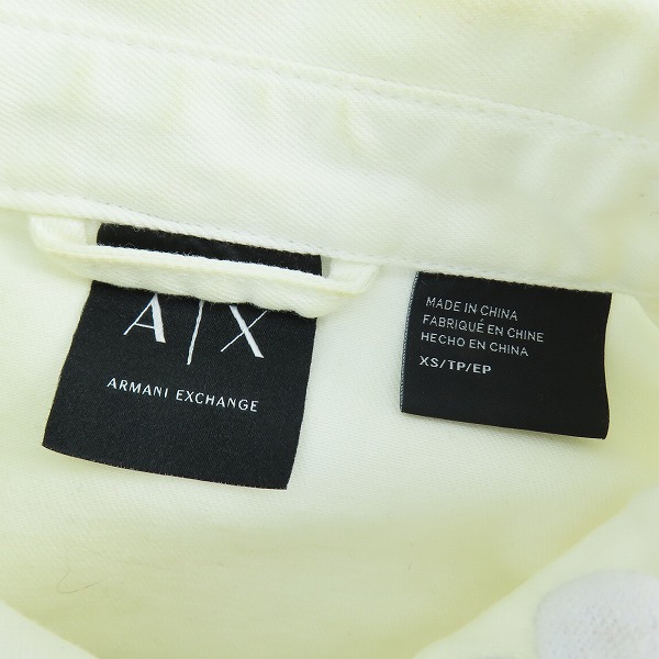 実際に弊社で買取させて頂いたARMANI EXCHANGE/アルマーニエクスチェンジ ボタンジャケット/XSの画像 2枚目