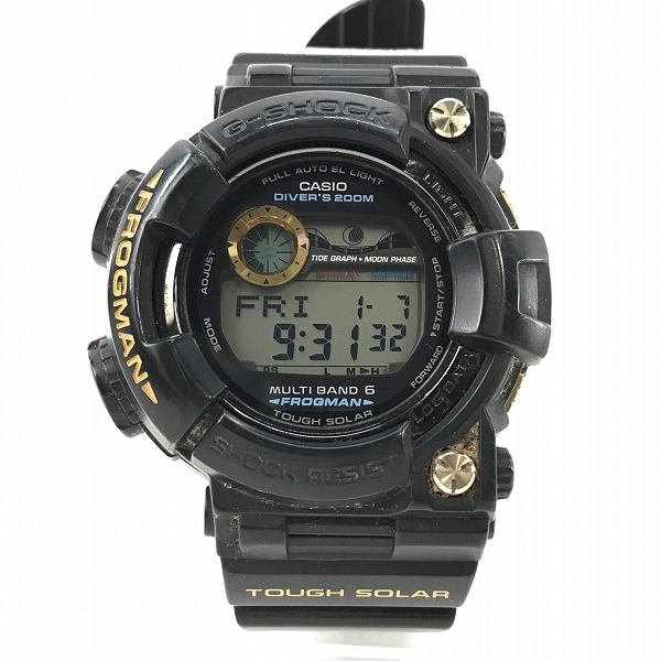 実際に弊社で買取させて頂いたG-SHOCK/Gショック FROGMAN/フロッグマン 黒金 腕時計 GWF-1000G-1JR