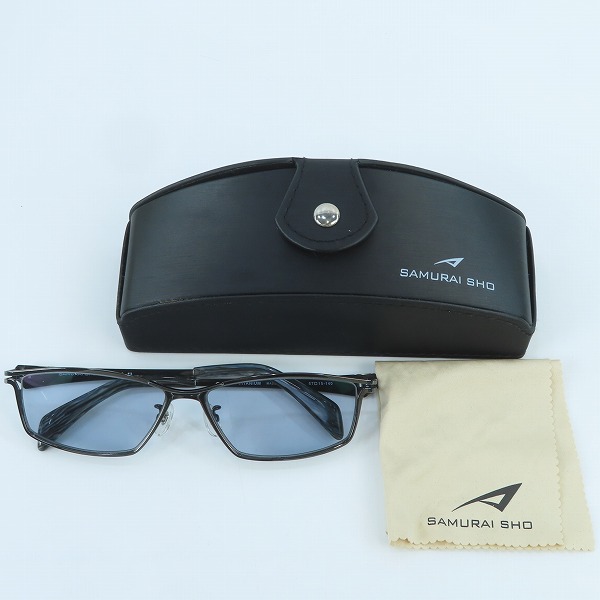 実際に弊社で買取させて頂いたSAMURAI SHO/サムライ翔 フルリム 度入り アイウェア/メガネフレーム SS-J19の画像 9枚目