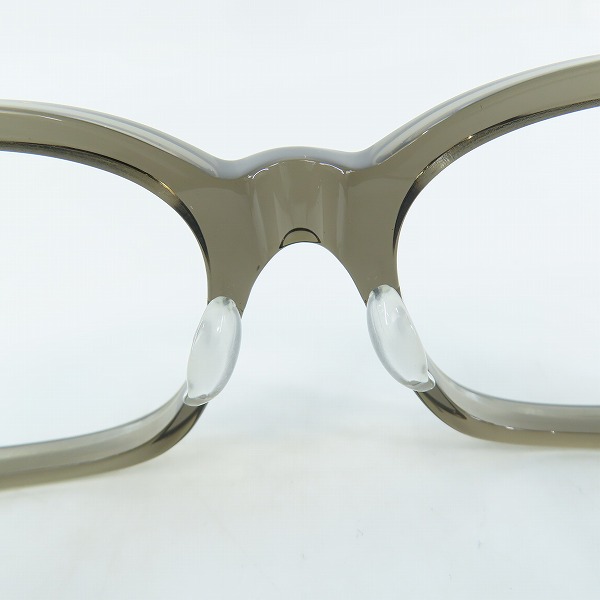実際に弊社で買取させて頂いた999.9/フォーナインズ フルリム  レンズなし メガネフレーム AP-13の画像 3枚目