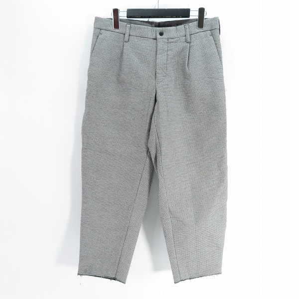 実際に弊社で買取させて頂いたkolor/カラー 16AW ハウンドトゥース １タック カットオフ スラックス 16WCM-P02101/1