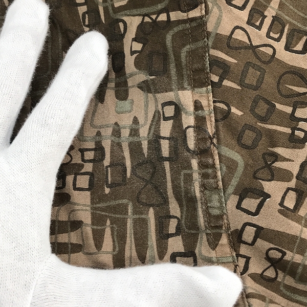 実際に弊社で買取させて頂いたTENDERLOIN/テンダーロイン  cotton sht print as s/s 総柄半袖シャツ/XLの画像 7枚目