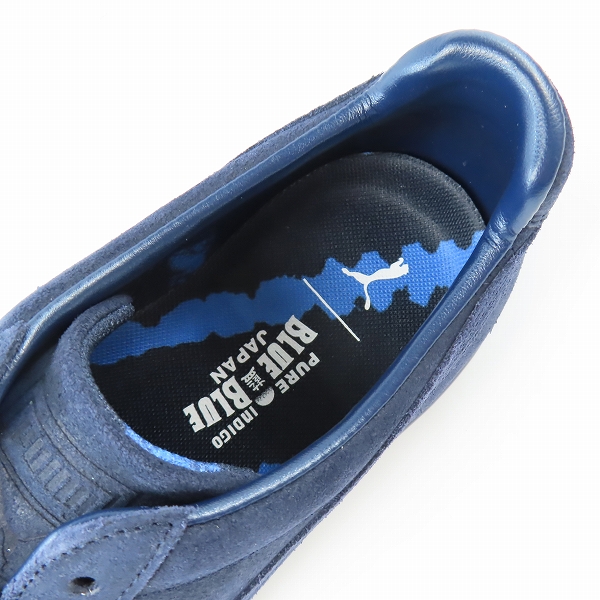 実際に弊社で買取させて頂いた【未使用】PUMA×BLUE BLUE JAPAN/プーマ×ブルーブルージャパン CLYDE MIJ 395212-01/27の画像 4枚目
