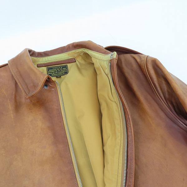 実際に弊社で買取させて頂いたTHE REAL McCOY'S/リアルマッコイズ A-2 フライトジャケット 41-6330P/46の画像 3枚目