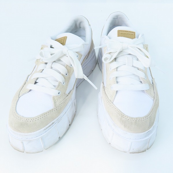 実際に弊社で買取させて頂いたPUMA/プーマ Mayze Stack コード スニーカー 392103-01/23.5