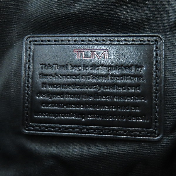 実際に弊社で買取させて頂いたTUMI/トゥミ 2way レザーボストン/ショルダーバッグ 92149DHの画像 4枚目