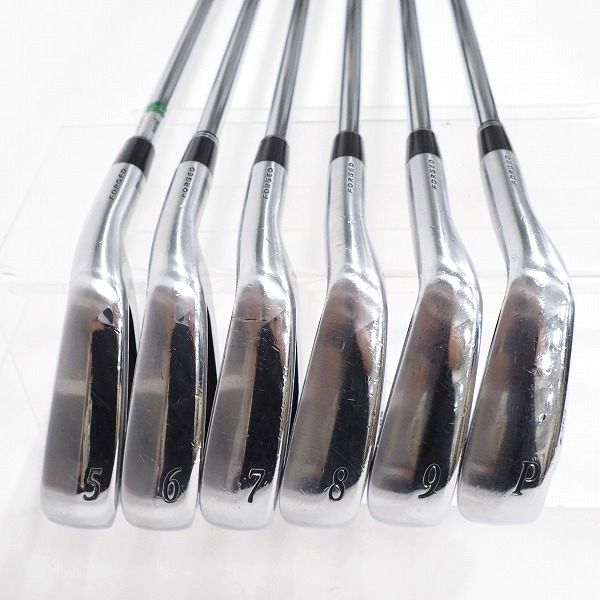 実際に弊社で買取させて頂いたダンロップ SRIXON/スリクソン Z585 FORGED/フォージド アイアン #5～9,Pw 6本セット Dynamic Gold FLEX：S200の画像 1枚目