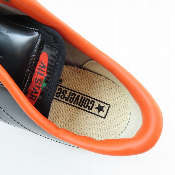 実際に弊社で買取させて頂いた【未使用】CONVERSE/コンバース ONE STAR P&F OX BLACK ハロウィン限定 ワンスター レザー/8.5の画像 4枚目