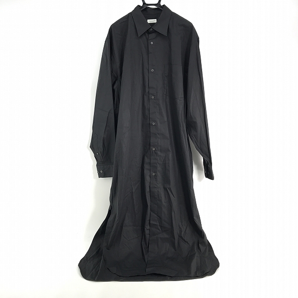 実際に弊社で買取させて頂いたDRIES VAN NOTEN/ドリスヴァンノッテン サイドスリット オーバーサイズロングシャツ 212-527/XL