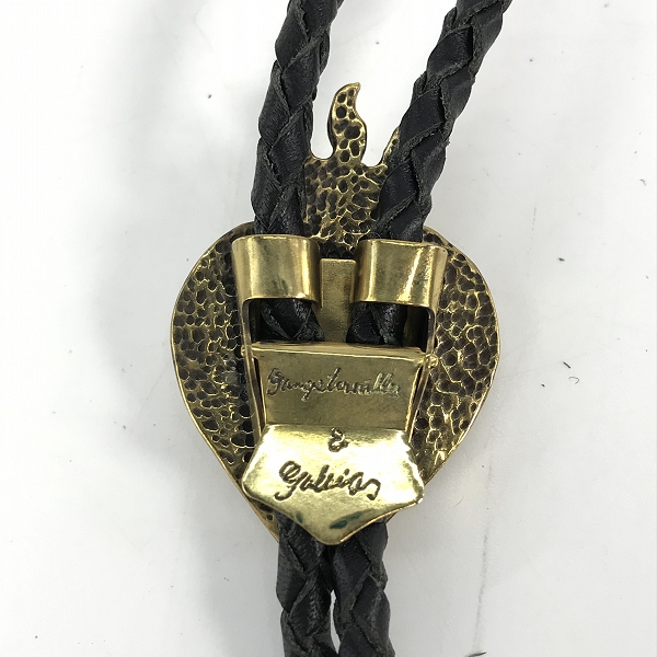 実際に弊社で買取させて頂いた(5)Gangsterville×galcia/ギャングスタービル×ガルシア TWO FACE/ダブルフェイス BOLO TIE/ボロタイ/ループタイ ブラス/真鍮の画像 2枚目