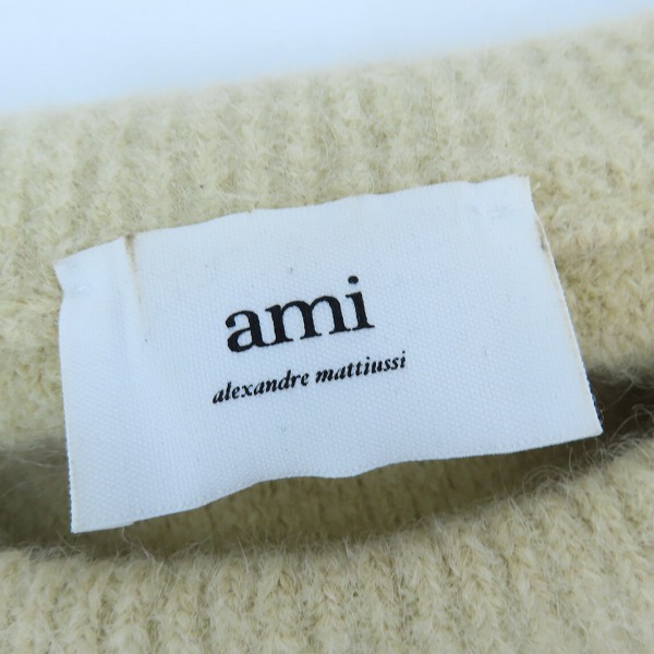 実際に弊社で買取させて頂いたAMI Alexandre Mattiussi/アミアレクサンドルマテュッシ  ハートロゴ クルーネックニット セーター UKS025 KN0032/Lの画像 2枚目