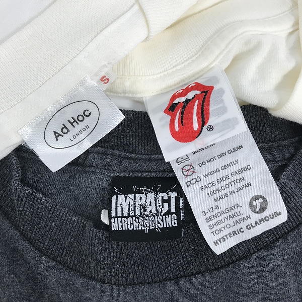 実際に弊社で買取させて頂いた【おまとめ】John Lennon/ジョンレノン THE ROLLING STONES/ザローリングストーンズ 他 バンドTシャツ/バンTの画像 2枚目