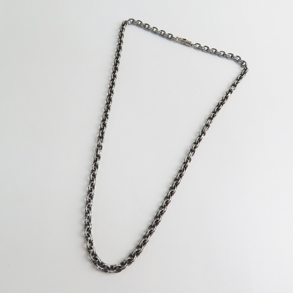 実際に弊社で買取させて頂いた【インボイス有】CHROME HEARTS/クロムハーツ ペーパーチェーン 20inchの画像 5枚目
