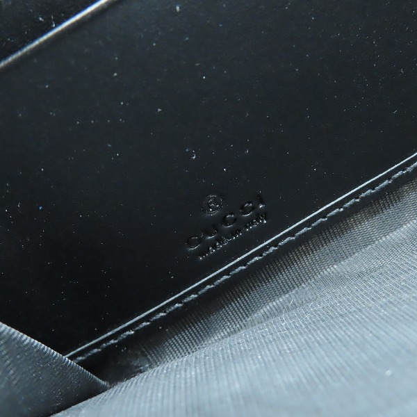 実際に弊社で買取させて頂いたGUCCI/グッチ DORIAN/ドリアン シグネチャーレザー  グッチシマ ラウンドジップ長財布  473928 CWC1N 1000の画像 6枚目