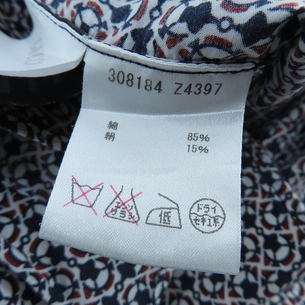 実際に弊社で買取させて頂いた【JPタグ】GUCCI/グッチ skinny 総柄半袖シャツ/308184 Z4397/42の画像 4枚目