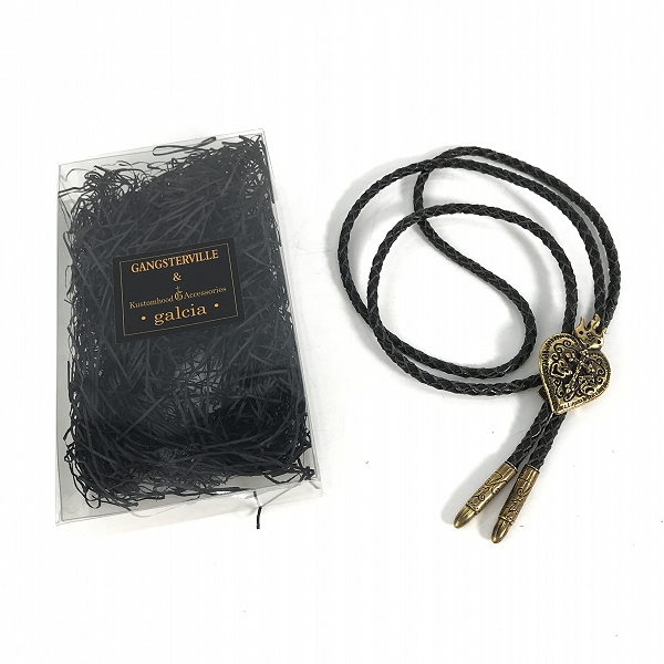実際に弊社で買取させて頂いた(3)Gangsterville×galcia/ギャングスタービル×ガルシア TWO FACE/ダブルフェイス BOLO TIE/ボロタイ/ループタイ ブラス/真鍮の画像 8枚目