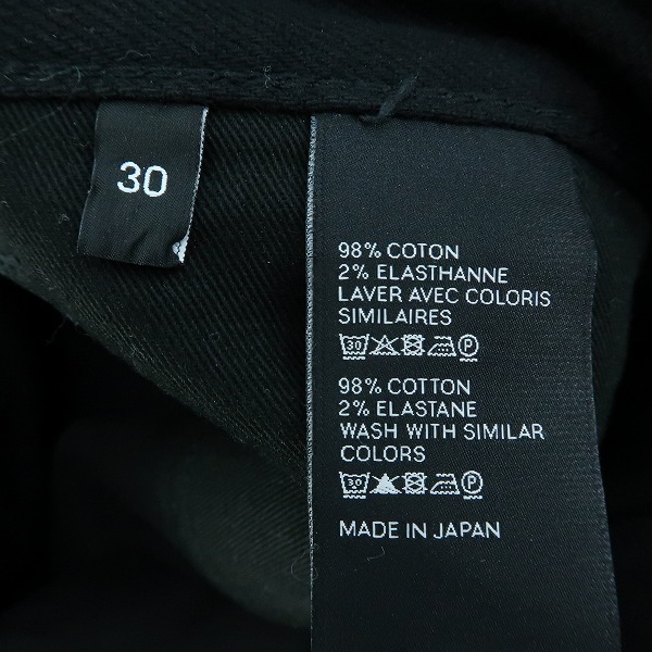 実際に弊社で買取させて頂いた【JPタグ】CELINE/セリーヌ スキニーパンツ ローライズ ストレッチデニム  2N020786D/30の画像 3枚目