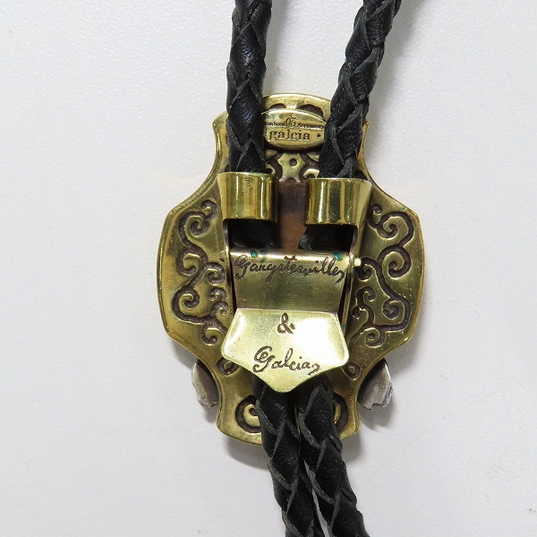 実際に弊社で買取させて頂いた(1)GANGSTERVILLE×Galcia/ギャングスタービル×ガルシア パンサー ボロタイ シルバー×真鍮の画像 3枚目